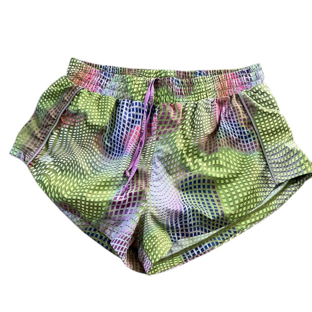 Fabletics Womens Full Speed Mid Rise Run Shorts Multicolored Size Large